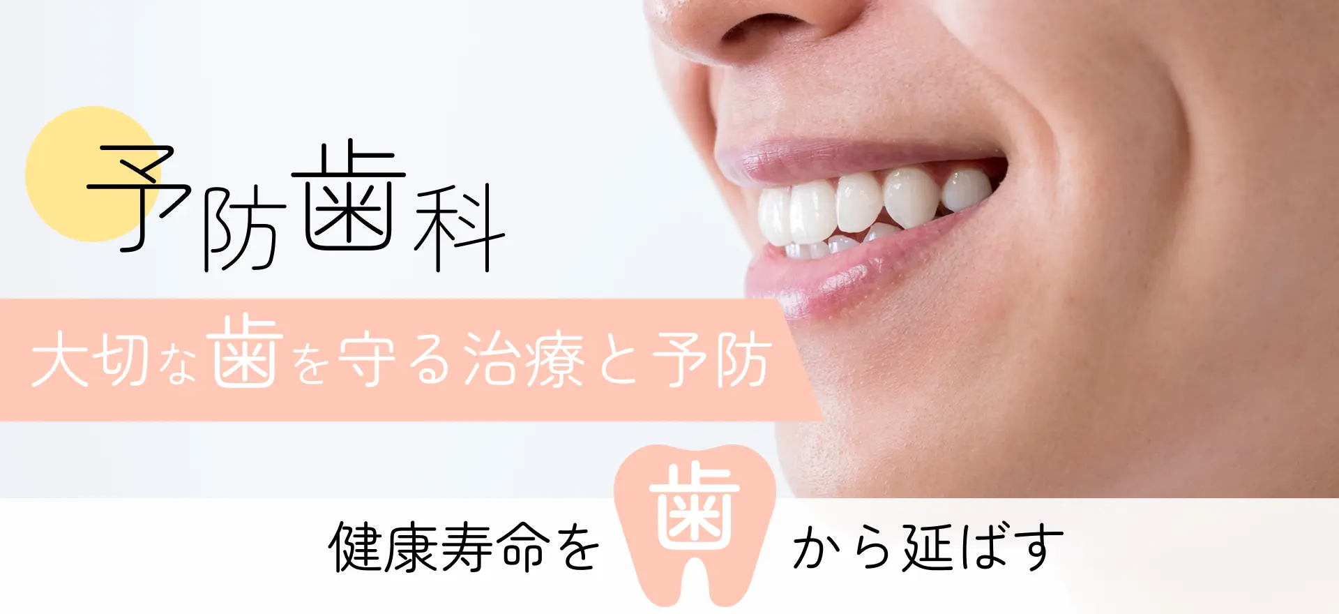 予防歯科｜大切な歯を守る治療と予防｜健康寿命を歯から延ばす